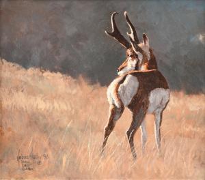 MOLLER Kobus 1949,Pronghorn,1998,Simpson Galleries US 2022-02-12