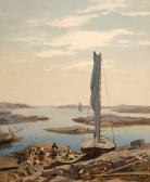 MOLLER Niels Bjornson 1827-1887,Piknik i skjærgården,1878,Blomqvist NO 2009-12-08