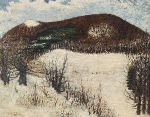 MOLNAR Janos Zoltan 1880-1960,Winter landscape,Pinter HU 2023-02-01