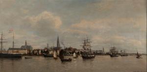 MOLS Robert 1848-1903,Vue d\’Anvers,Delorme-Collin-Bocage FR 2022-06-15