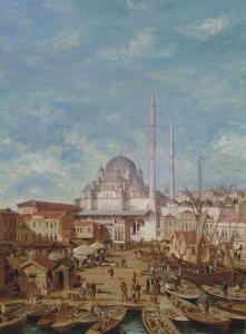 MOLS Robert 1848-1903,Yeni Cami, Constantinople,Christie's GB 2007-04-12