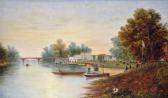 MOLTINO Francis 1818-1874,Barnes Bridge on the Thames,Elder Fine Art AU 2015-05-24