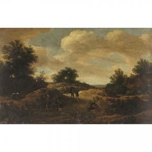 MOLYN Pieter 1595-1661,Landschaft mit bäuerlicher Figurenstaffage,1657,Neumeister DE 2023-12-06