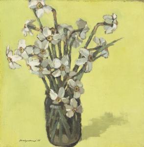 MOLYNEUX Edward Henry 1899-1974,White Flowers,1953,Rosebery's GB 2021-11-18