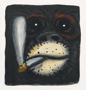 MOMBASSA Reg 1951,Smoking Monkey,1987,Menzies Art Brands AU 2008-09-25