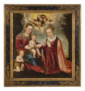 MOMBELLO Luca 1520-1588,Sposalizio mistico di Santa Caterina,1950,Wannenes Art Auctions 2019-03-07