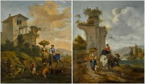 MOMMERS Hendrick 1623-1693,An Italianate landscape with village women,Sotheby's GB 2023-04-05
