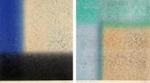 MOMOSE Hisashi 1944,Square-Reversible, Blue and Black thru Metallic Gr,1995,Mallet JP 2013-05-17