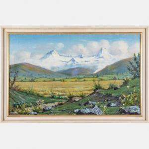 MONCAYO Emilio 1895-1970,Alpine Scene,Gray's Auctioneers US 2020-06-17