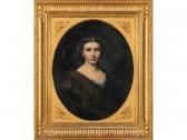 MONCERET Jean Pierre 1813-1888,Portrait de Sabine Lignon,1810,Hôtel des ventes d'Avignon 2019-06-22