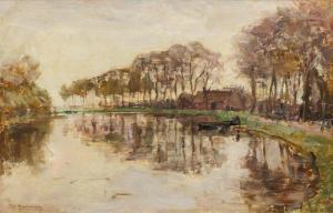 MONDRIAN Piet,A farmstead with a long row of trees on the Gein,1905-1907,Venduehuis 2023-11-14