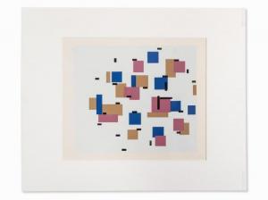 MONDRIAN Piet 1872-1944,Composition en Bleu,1950,Auctionata DE 2017-01-18