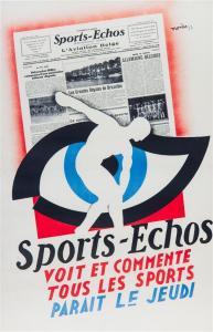 MONES Arthur 1919-1998,Sports-Echos,Hindman US 2015-06-23