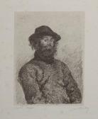 MONET Claude # THORNLEY George W,Portrait de Poly,1890,Neret-Minet FR 2020-12-14