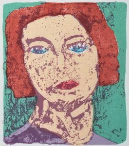 MONEY John 1953,Woman with Red Hair,1988,Leonard Joel AU 2011-12-08