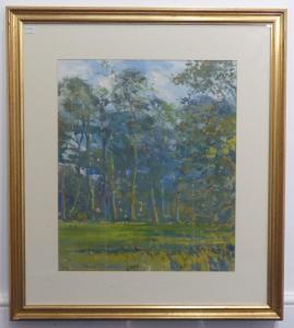 MONEY Keith 1935,Pheasants in a wooded landscape,Chilcotts GB 2024-02-03
