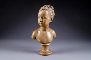 MONIER Julien 1800-1900,Portrait en Buste de Mademoiselle Brongniart,Galerie Moderne BE 2017-09-12