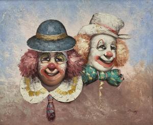 MONINET William 1937-1999,Two Clowns,David Duggleby Limited GB 2024-02-08