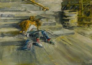 MONKEY,Man with Crutch,1999,Barridoff Auctions US 2023-11-18