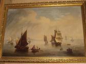 MONKMAN Charles 1852,Shipping at sea in a calm,1852,Bonhams GB 2011-10-18