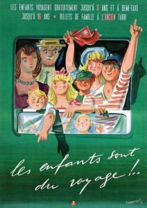 MONNERAT Pierre 1917-2006,Les Enfants sont du Voyage!,Artprecium FR 2020-04-06