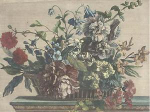 MONNOYER Jean Baptiste 1636-1699,Flowers in a wicker basket,Christie's GB 2006-10-29