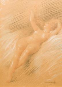 MONOD Lucien Hector 1867-1957,Female Nude,Rowley Fine Art Auctioneers GB 2018-09-11