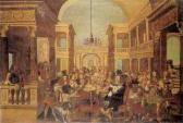 MONOGRAMME: S.K 1660,Feast within a Courtyard,Sotheby's GB 2001-05-23