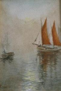 MONOGRAMMED TR,Sailing vessels on the water,1920,Serrell Philip GB 2010-01-21