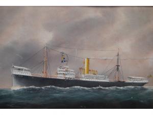 monogrammist w.h,East African Steamship Company,Lawrences of Bletchingley GB 2009-07-14
