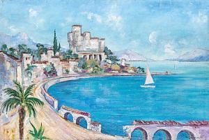 MONOSTORI MOLLER Pal 1894-1978,Dalmatian seaside,Nagyhazi galeria HU 2019-05-29