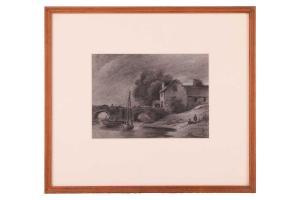 MONRO Thomas 1759-1833,Cottage by a River with Arched Bridge,Dawson's Auctioneers GB 2024-01-25