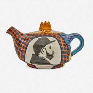 MONROY Roberto Lugo 1900-1900,Self Portrait Teapot,2021,Rago Arts and Auction Center US 2021-05-14