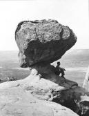 MONSEN Frederick 1865-1929,Man beneath perched rock,1910,Christie's GB 1998-10-06