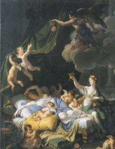 MONSIAU Nicolas Andre 1755-1837,La Mollesse,1821,Christie's GB 2003-12-02