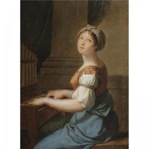 MONSIAU Nicolas Andre 1755-1837,SAINT CECILIA,1805,Sotheby's GB 2007-04-24