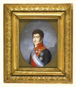 MONSORNO Johannes Maria,PORTRAIT OF KING FERDINAND VII OF SPAIN (1784-1833,Sotheby's 2016-01-19