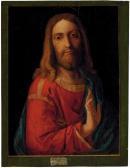 MONTAGNA Bartolomeo 1450-1523,Christ Blessing,1507,Christie's GB 2010-01-27
