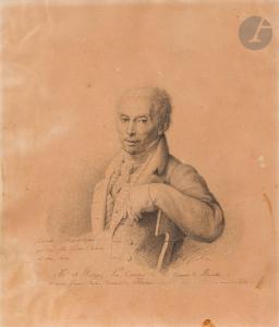 MONTAGNY Elie Honoré 1782-1864,Portrait de Fleury Montagny (1760-1836),1824,Ader FR 2023-03-23