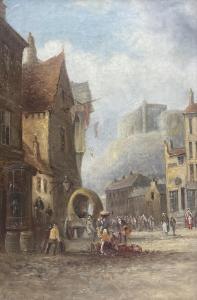 MONTAGUE Alfred,Continental Street Scene with Flower Sellers,David Duggleby Limited 2024-04-04