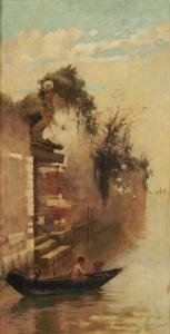 MONTALBA Hilda 1845-1919,A VENETIAN BACKWATER,Mellors & Kirk GB 2019-11-27