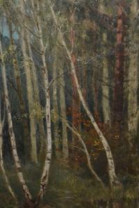 MONTALBA Hilda 1845-1919,wooded landscape,20th Century,Lawrences of Bletchingley GB 2019-09-10