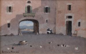 MONTANARI Dante 1896-1989,Cascinale rustico,Meeting Art IT 2023-06-07