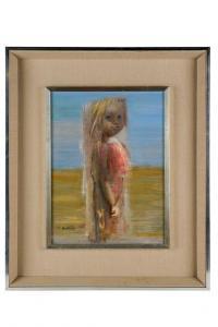 MONTANES Jose 1919-1998,PORTRAIT OF A GIRL,Abell A.N. US 2021-05-13