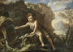 MONTANINI Pietro 1626-1689,The young Saint John the Baptist in the Wilderness,Bonhams GB 2013-07-03