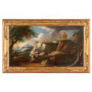 MONTANINI Pietro 1626-1689,Tobiolo e l'angelo Agar e l'angelo,Wannenes Art Auctions IT 2023-12-11