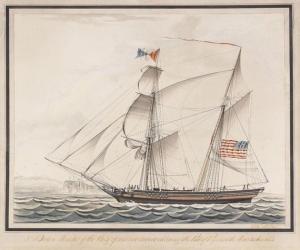 MONTARDIER louis 1793-1860,Amerikanische Schonerbrigg Governor Carvor,1816,Ketterer DE 2013-05-27