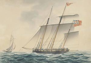 MONTARDIER louis 1793-1860,Montardier  A British armed lugger in French water,Christie's 2013-06-12