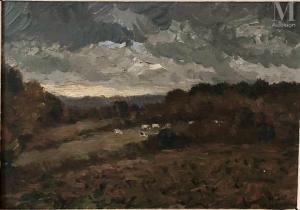 MONTASSIER Henri 1880-1946,Paysage ciel d'orage,Millon & Associés FR 2023-01-31