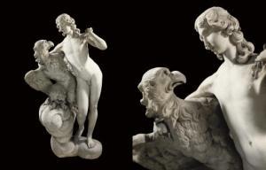 MONTAUTI Antonio,A CARVED MARBLE GROUP OF GANYMEDE AND THE EAGLE,1740,Christie's 2007-12-06